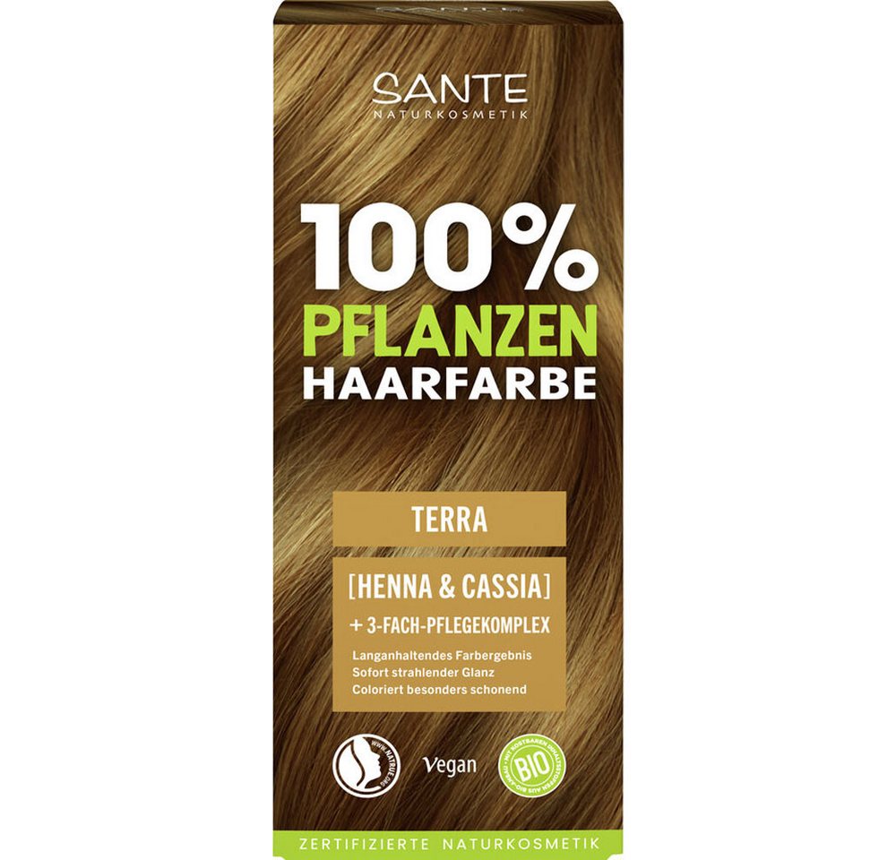 SANTE Haarfarbe Pflanzen TERRA, 100 g Bild 2