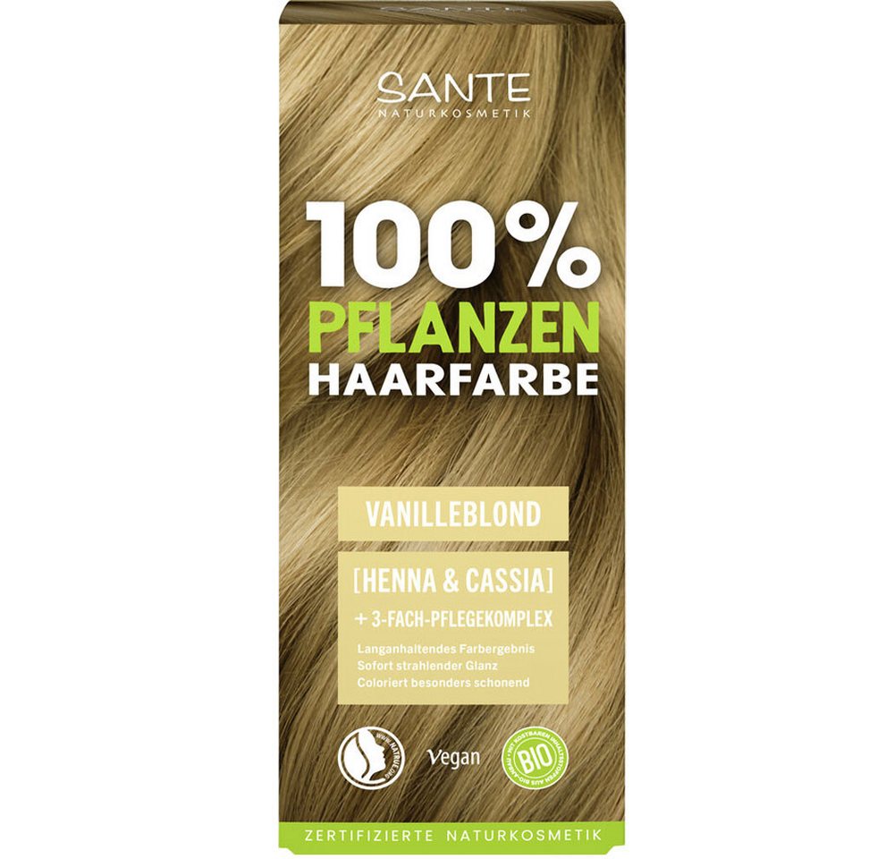 SANTE Haarfarbe Pflanzen VANILLEBLOND, Blond, 100 g Bild 2