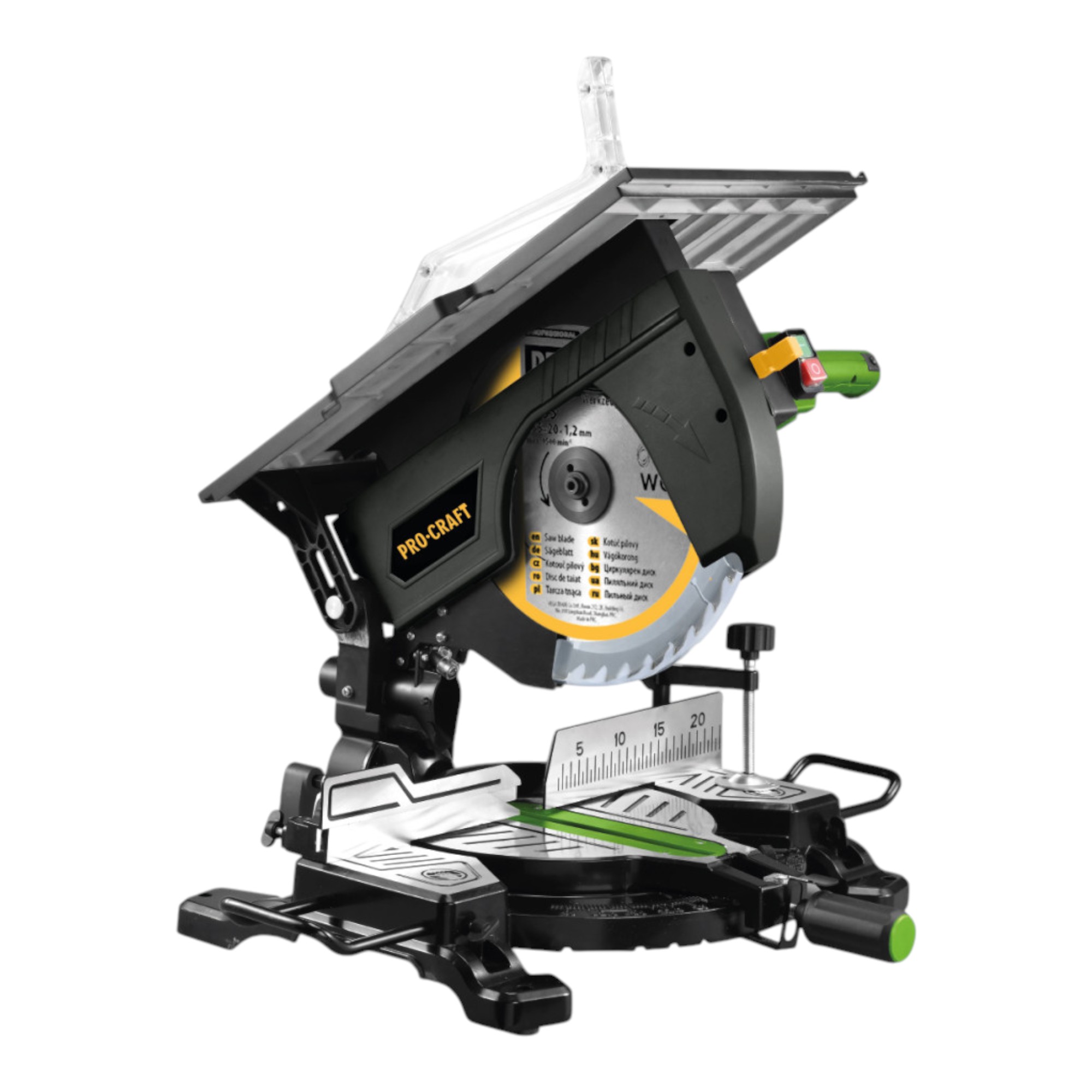 Procraft Cms30 Kapp- Gehrungs- Und Tischkreissäge 2000 Watt 305 Mm