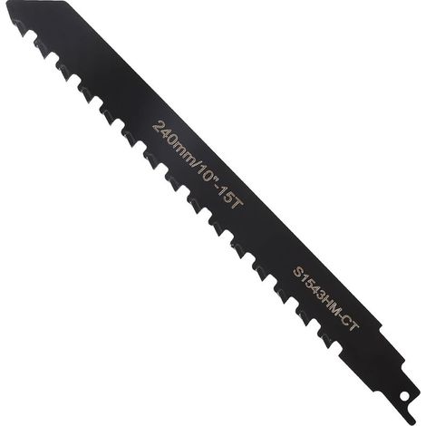 Säbelsägeblatt, 240 Mm, Hartmetall-säbelsägeblatt Zum Schneiden Von Ziegeln, Betonsteinen, Porenbeton Und Faserzement