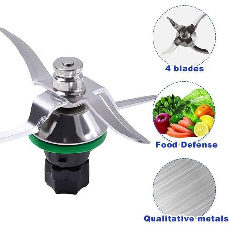 Zubehör Für Thermomix Tm6, Ersatzmesser Für Tm5 Und Tm6, Zum Zerkleinern Und Mixen Von Lebensmitteln, Silber