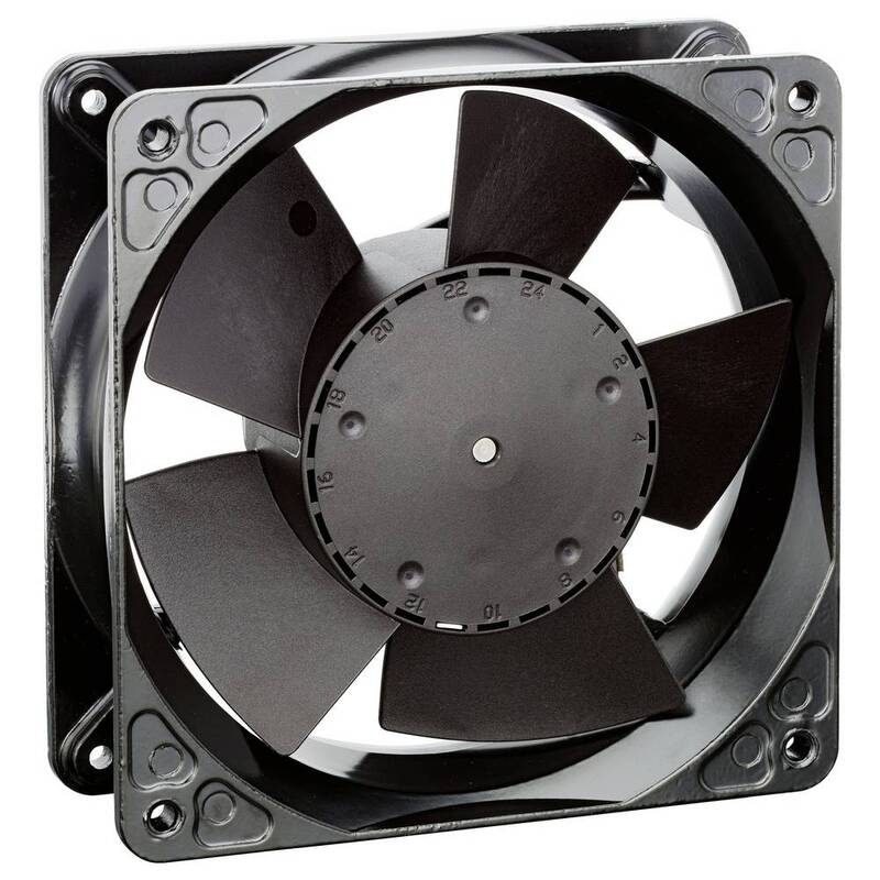 [neuwertig] B-ware Ebm Papst Axiallüfter Ventilator 4184nxhu Schwarz 24 Vdc 227 M3h 119x119x38 Mm