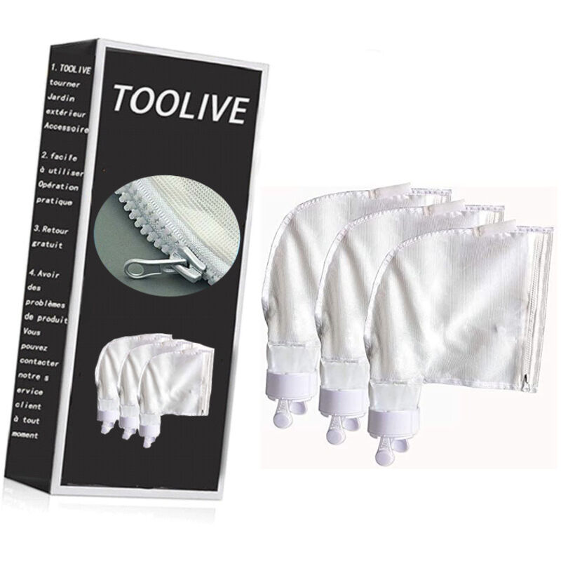 3er-pack Ersatzbeutel Mit Reißverschluss, Kompatibel Mit Polaris 280/480, Vielseitige Nylon-netztaschen K13 K16 Polaris