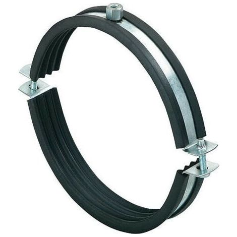 Fenoplastica Lüftungsrohrschelle, Lgs 250, M8/m10 Verzinkt, Rohrdurchmesser Nw 250