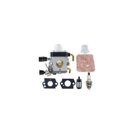 Fenoplastica Vergaser-reparatursatz Für Stihl Rasenmäher Fs38, Fs45, Fs46, Fs55, Fs74, Fs75, Fs80, Fs85, Hl45, Hl75, Hs70, Hs74, Km55, Km55r, Inklusive Zündkerzen-set Und Ersatzfilter