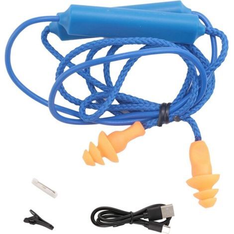Fenoplastica Bluetooth-gehörschutz Mit Geräuschunterdrückung Für Baustellen Und Laute Umgebungen, Blau