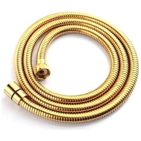 Fenoplastic Edelstahl-duschschlauch, 150 Cm Extra Langer Ersatzschlauch Für Handbrause (gold)