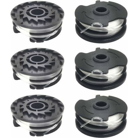 Fenoplastic 6er-pack Ersatzspulen Für Trimmerfaden Für Lidl Parkside Prta 20-li A1, B2, C3, Prt 550 A1, A3, Prt 300 A1...debuns