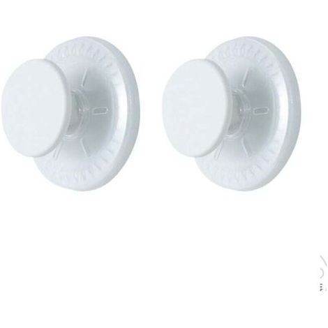 Fenoplastica Hochleistungs-saughaken Für Badezimmer, 2er-set, Runde Haken, Kein Bohren Erforderlich, Abnehmbar Und Spurlos, Geeignet Für Fliesen, Türen, Glas, Küche, Schlafzimmer Usw.