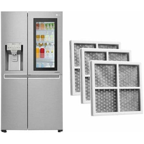 Fenoplasticaulisem 3 Stück – Ersatz-luftfilter Für Lg Pure N Fresh Kühlschränke, Kühlschrank-luftfilter, Gefrierschrank-luftfilter, Kompatibel Mit Lg Lt120f, Lfx31925sw, Lfx31925sb