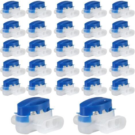 Fenoplastica 40 Stück Original Gel-gefüllte Kabelverbinder Für Mähroboter, 314 Wasserdichte Verbinder Für Automower Mähroboter – Wasserdicht, Sicher, Kein Abisolieren Erforderlich