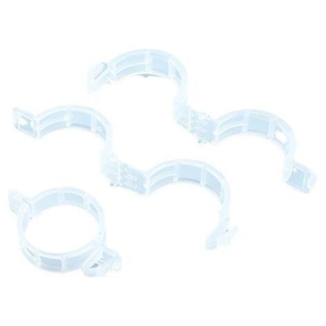 Fenoplastica Tomatenclips, 300 Stück, Transparente Kletterpflanzenclips, Pflanzenstützclips, Kunststoff-rankenclips Für Bohnen, Gemüse, Blumen, Pflanzen, Gartenarbeit