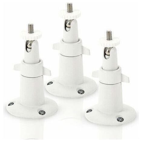 Fenoplastic Metall-wandhalterung Für Arlo Smart-sicherheitskameras – Verstellbare Innen-/außenhalterung Für Arlo-kameras Und Andere Kompatible Modelle (3er-pack, Weiß)