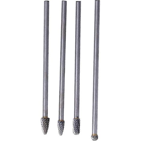 Lange Rotationsfeile Aus Wolframstahl, Satz Rotationsfräser Mit 6-mm-schaft Für Die Holzbearbeitung: Schnitzen, Gravieren, Polieren Und Bohren