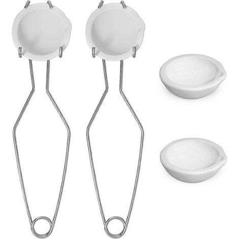 Set Aus 6 Tiegeln Zum Schmelzen, Gießen Und Raffinieren Von Gold Und Silber.