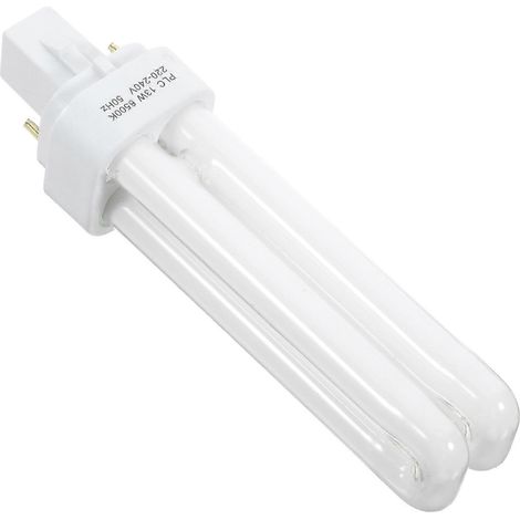Packung Mit 4 Kompaktleuchtstofflampen, 13 W, Mit 2-poligem Stecker Und Led-lampenzubehör