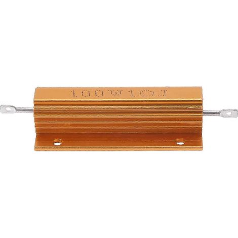 Vergoldeter Aluminium-leistungswiderstand, 100 W, 1 Ohm (1r) Jn