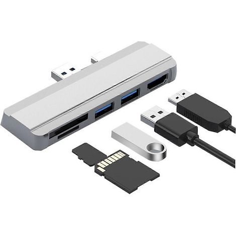 Dockingstation Für Microsoft Surface Pro 4/5/6 Mit Usb 3.1-anschluss