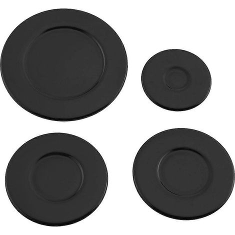 Set Mit 4 Gasbrennerkappen Für Kochfelder (55 Mm, 75 Mm Und 100 Mm) – Küchenzubehör – Konkave Form