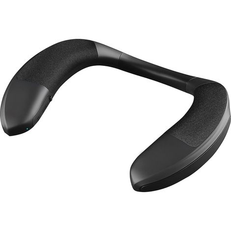 Tragbare Und Am Körper Tragbare Kabellose Bluetooth-nackenbügellautsprecher Mit Eingebautem Mikrofon Und Hi-fi-surround-sound.