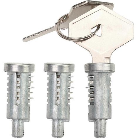 3-schlüssel-schließzylinder Mit 2 Schlüsseln, Vorderer Schließzylinder Und Kofferraumschloss Für R4 (4l), R6, R12, R15 Und R17 7700547887 7700553344