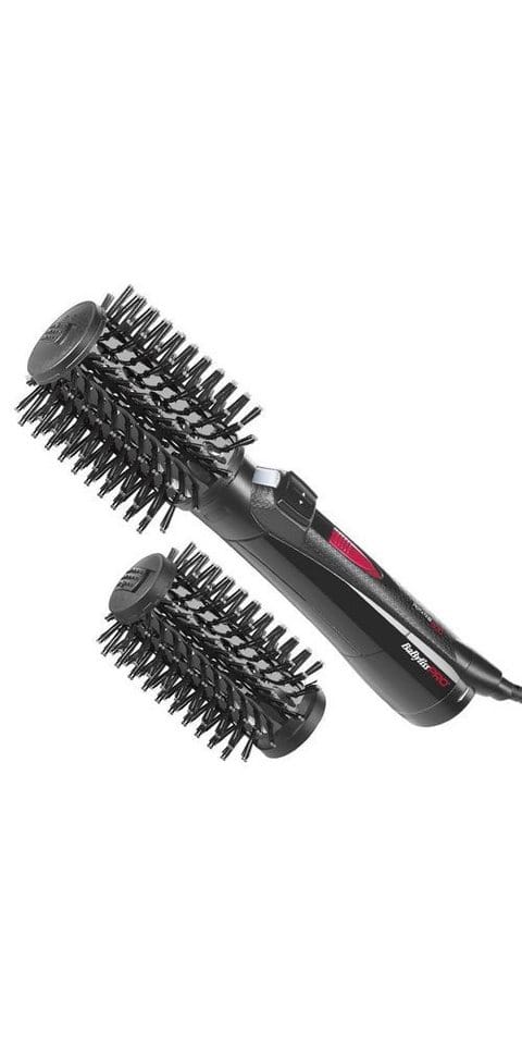 BaBylissPRO Haarbürste Babyliss PRO Rotierende Heißluftbürste schwarz 800W