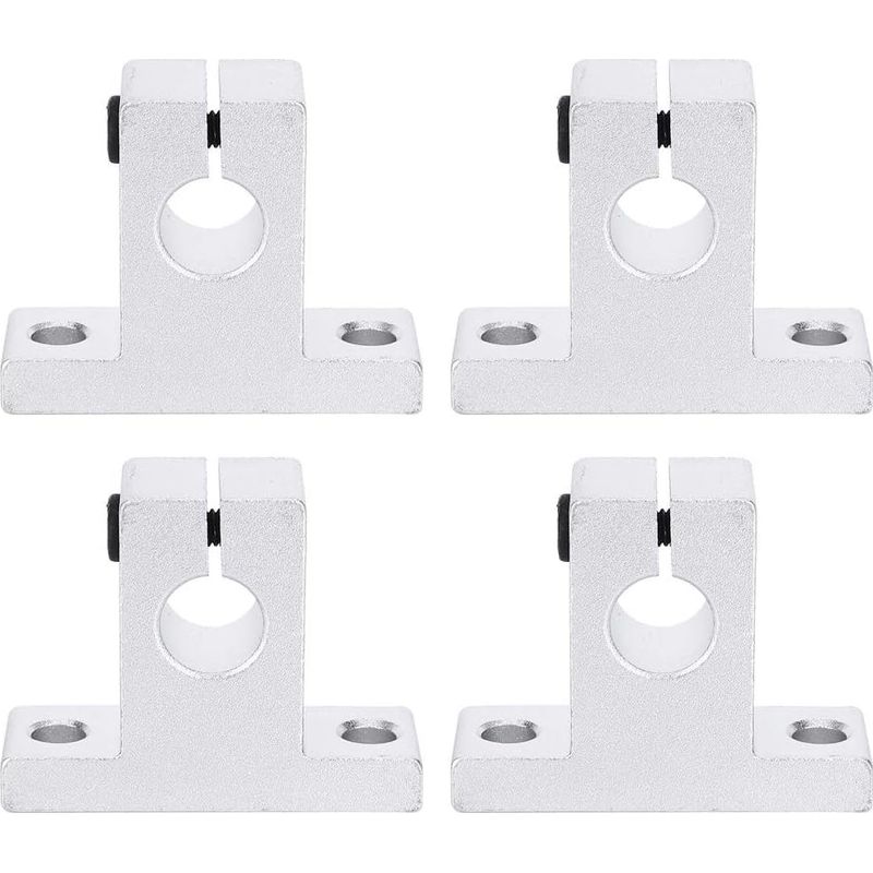4 Stück Sk10 Führungshalterung Für Lineare Bewegungsschiene, Wellenhalter Aus Aluminiumlegierung, Befestigungsmaterial, Zubehör Für Schienenwerkzeuge