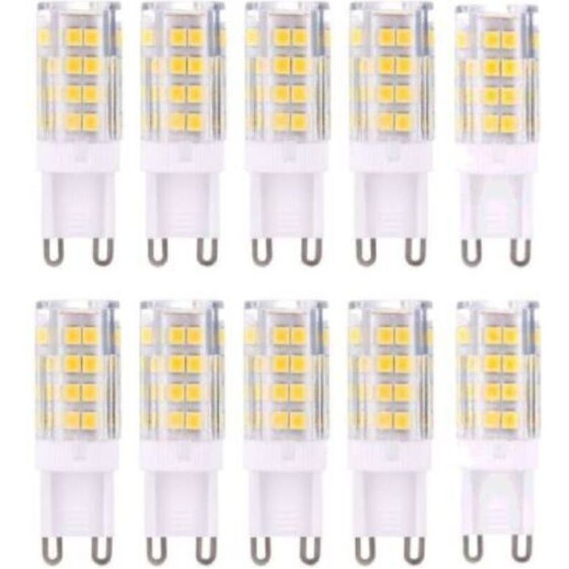 Led-g9-glühbirnen, Warmweiß 3000 K, 5 W. Entsprechen Einer 40-w-halogenlampe Mit 420 Lumen, Nicht Dimmbar, 10er-pack.