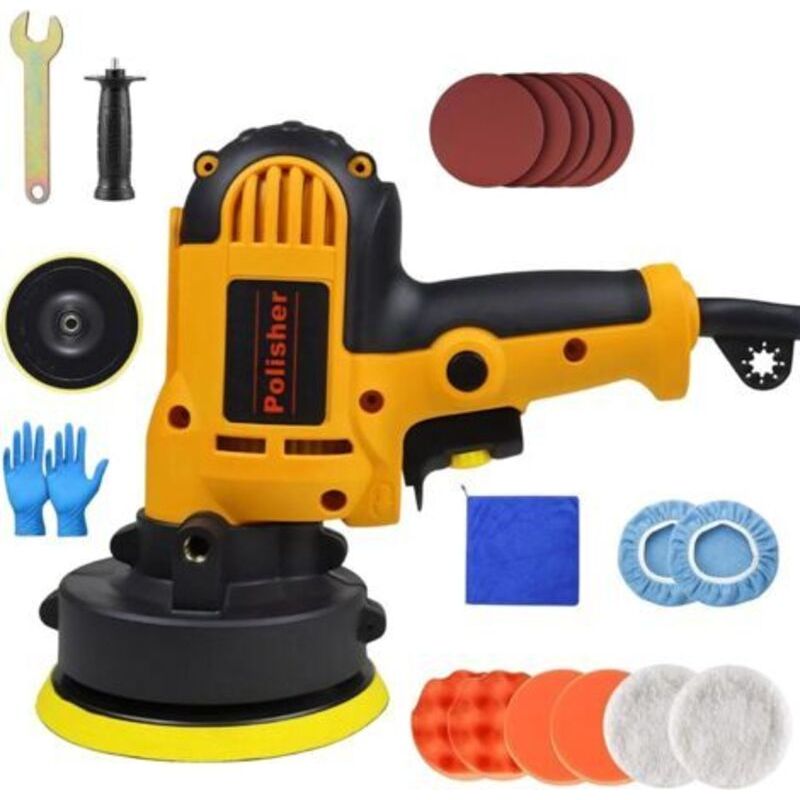 Polierer, Auto-polierset 700 W, 600-3700 U/min, 19-teiliges Auto-polierset Für Autodetailing, Polieren, Wachsen Und Kratzerentfernung