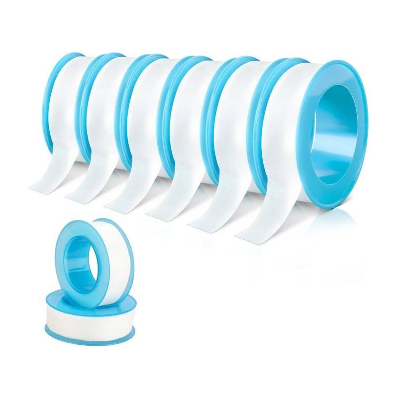 6 Rollen Ptfe-band 14mmx12m - Professionelle Abdichtung Für Rohrleitungen - Weiß - Für Industrielle Sanitärinstallationen