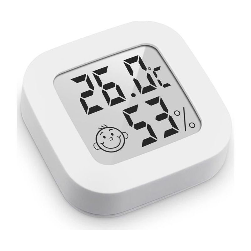 Mini Digitaler Thermometer Hygrometer Hohe Präzision - Temperatur- Und Feuchtigkeitsmonitor - Komfortniveau-anzeige - Innenbereich