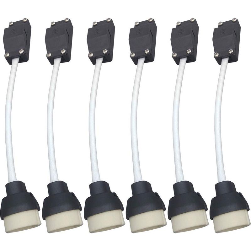 Gu10 Lampenfassung, Glühbirnensockel-steckverbinder, Adapter Für Led Und Halogen, Keramikbasis Und Klemmenblock
