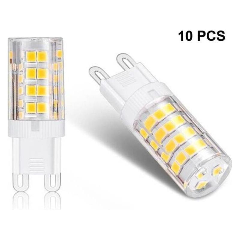 Led-g9-glühbirne 5w, Entspricht 40w, Warmweiß 3000k, 220-240v, 360° Abstrahlwinkel, 10er-pack, Dolaso
