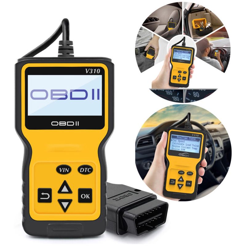 Universeller Obd2-scanner – Motordiagnose Für Alle Obd-ii-fahrzeuge Ab 1996 – Lesen Und Löschen Von Fehlercodes – Kfz-diagnosewerkzeug - Mp69033