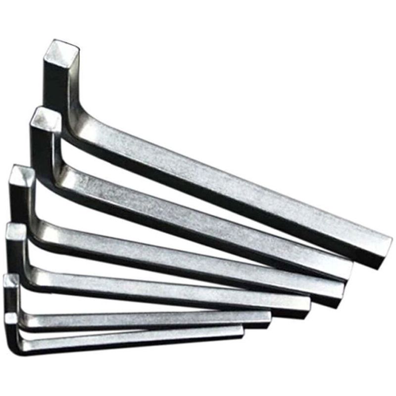 Satz Mit 6 L-förmigen Vierkantschlüsseln, Vierkantschlüssel, 4-kantige Schlüssel, Schraubendreher 3-8 Mm