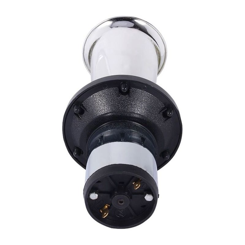 Kaxon Vieux Tacot 12v, 110db Old Style Horn, 12v 490hz Auto-trompete Hupen Laut Alarm Horn Antik (silber)
