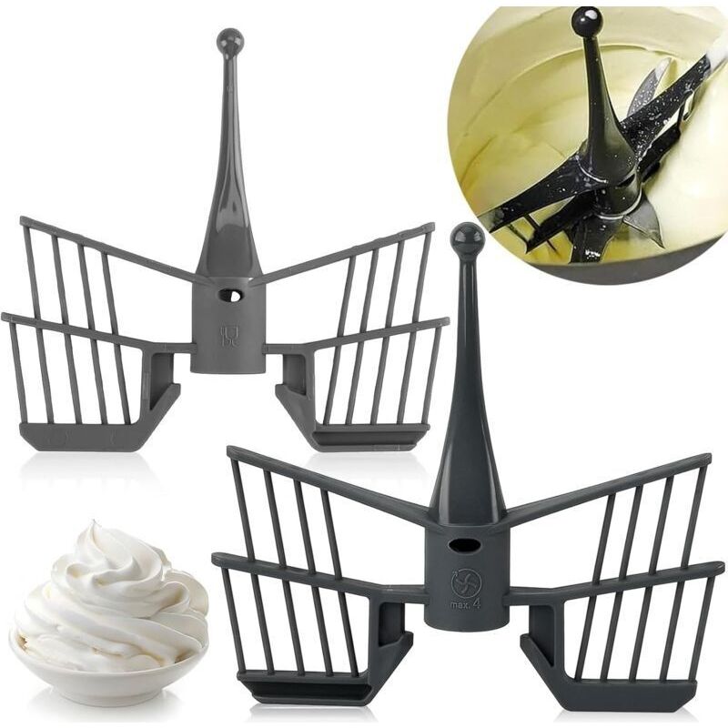2er-set Schneebesen Für Vorwerk Thermomix Tm5 Tm31 Tm6, Hochwertiger Ersatz-schmetterlingsrührer Als Zubehör Und Ersatzteil Für Vorwerk Thermomix Küchenmaschine