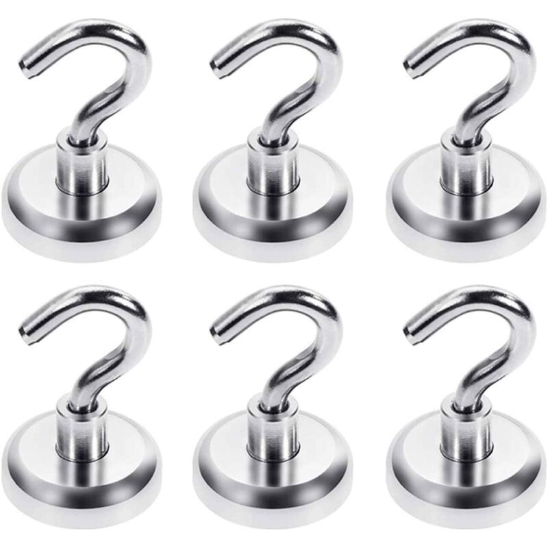 Magnetischer Haken - 32 Mm - Magnetischer Neodym-haken - Kann 80 Lbs (36 Kg) Halten - Super Stark