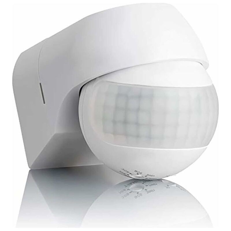 Externer Infrarot-bewegungsmelder – Reichweite 30 M – Erfassungswinkel 180° – Einfache Installation Für Led- Und Glühlampen