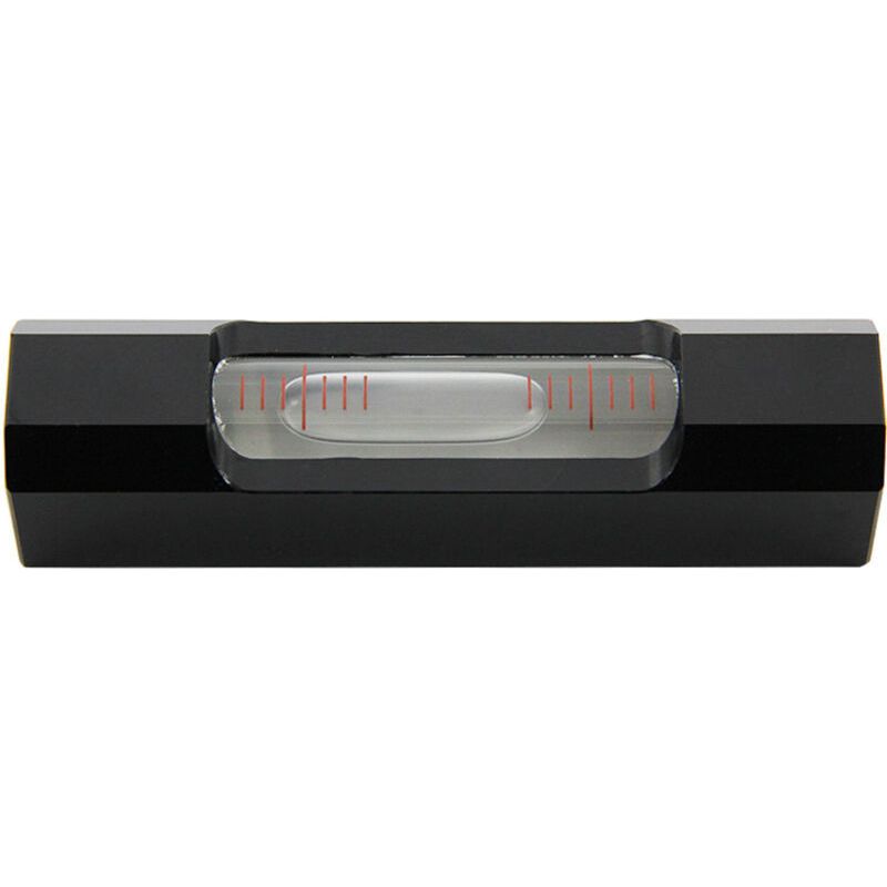 Tragbares Mini-wasserwaage 0,02 Mm/m Hochpräzise Wasserwaage (schwarz)