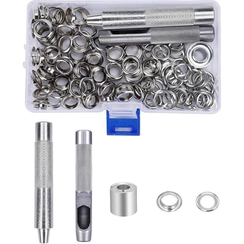 Ösen-set 10mm, Metallösen Mit Aufbewahrungsbox Für Plane, Zelt, Vorhänge Und Reparaturen, 123 Stück