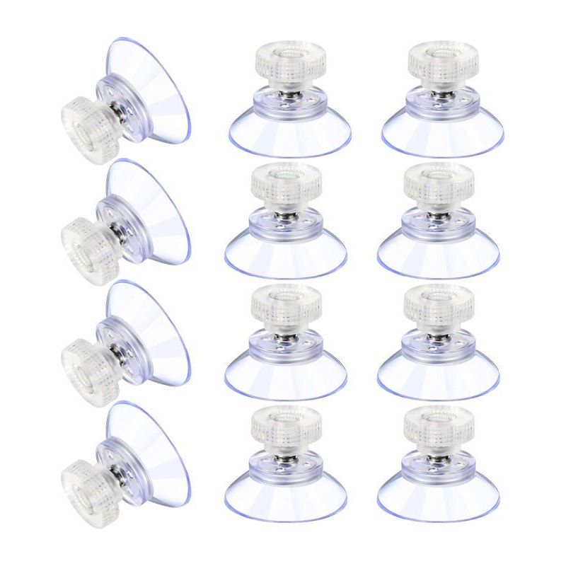Ventouse - Aimoonsa - 25m5-6 - Los 12 - Pvc Transparent - Metallschraube Mit Mutter - Große Befestigung