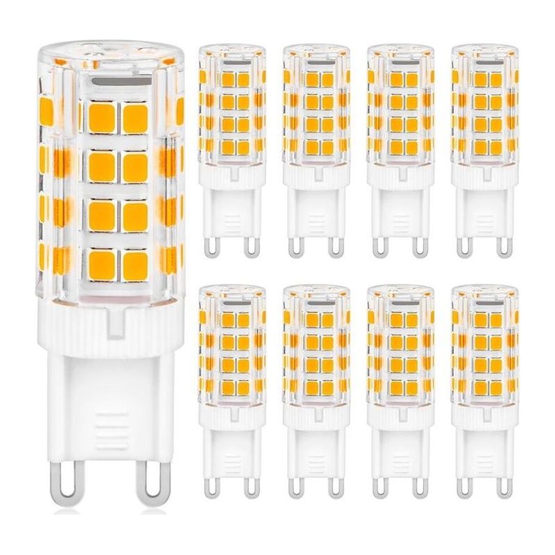 Led-g9-glühbirnen 5w (entspricht 50w) 500 Lm 3000k Warmweiß Dimmbar Flimmerfrei - 8er-pack