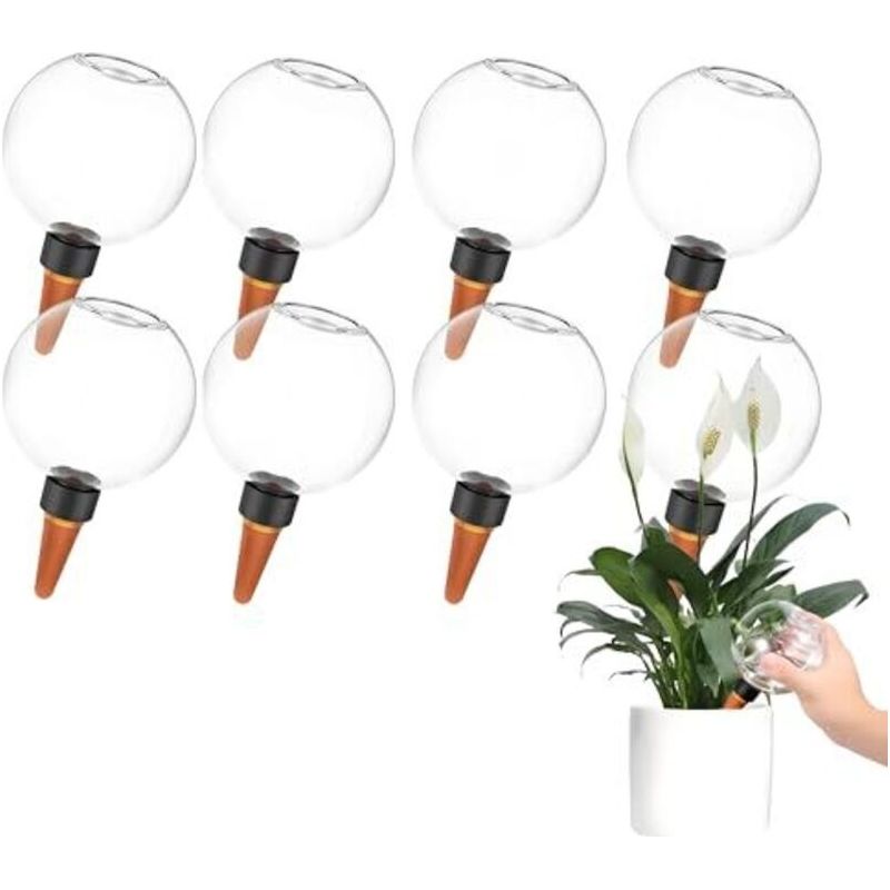 8er-set Pflanzengießkugeln, Bewässerungskugeln Für Automatische Pflanzenbewässerung, Große Selbstbewässernde Kugeln Für Zimmerpflanzen, Balkon Und Garten