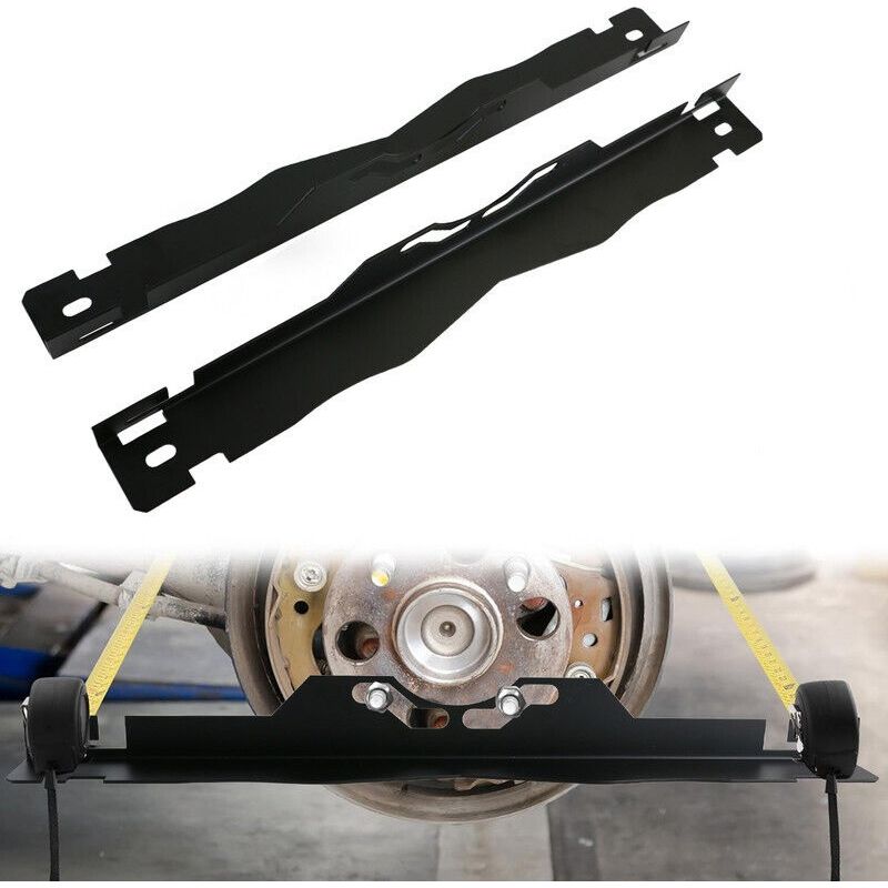 2er-set Radausrichtungswerkzeuge, Spurplatten Aus Edelstahl Mit Aufhängelöchern