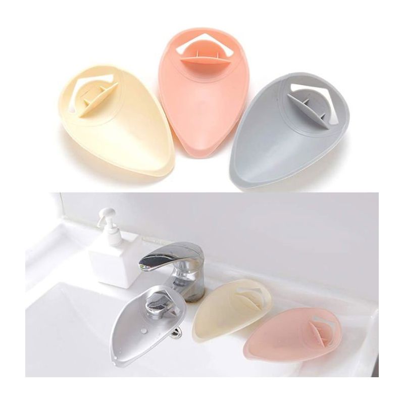 3 Wasserhahnverlängerung Für Spüle, Kunststoff-wasserhahnverlängerung Für Kinder (rosa, Grau, Beige)