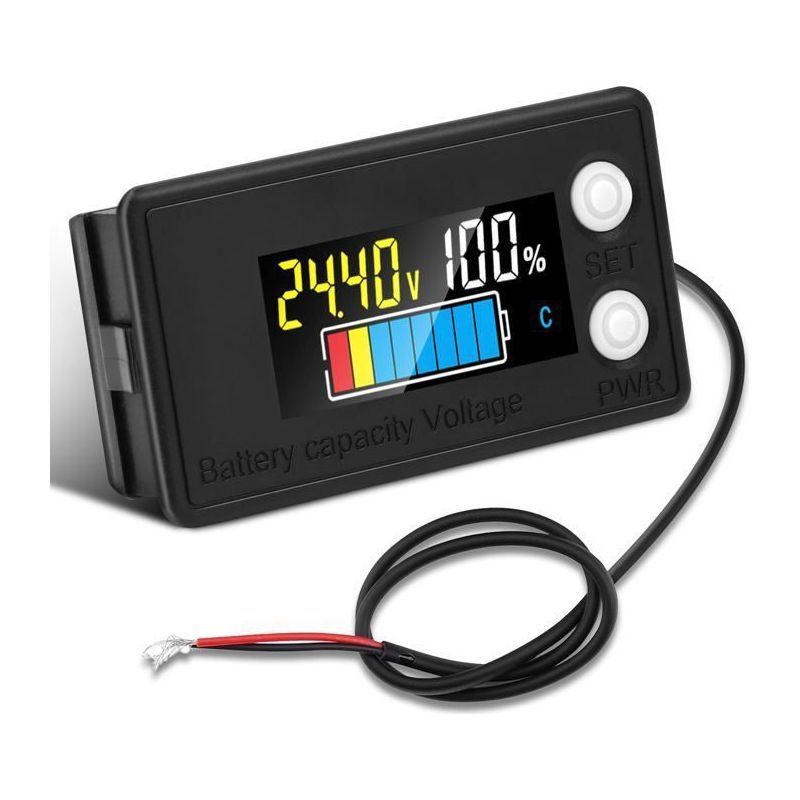 Dc-lithium-batteriekapazitätstester 7–100 V – Farbdisplay, Anzeige Für 12v–84v