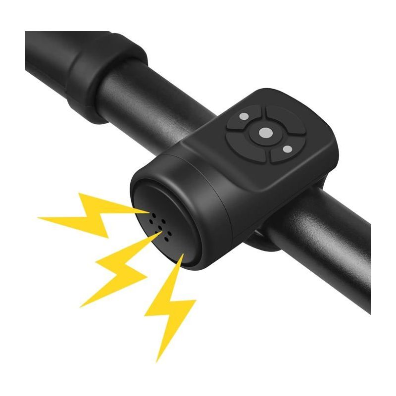 Elektrische Fahrradklingel, 120db Elektronische Hupe Alarm, Ipx4 Wasserdichte Usb-aufladbare Fahrradklingel