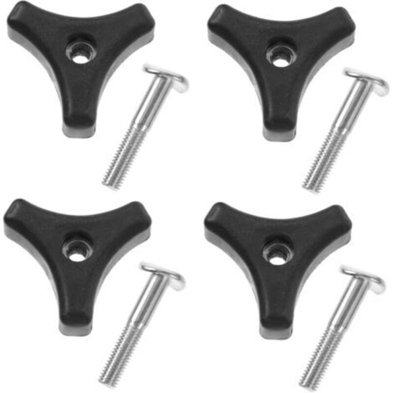 Griffset Für Rasenmäher Mit Dreieckigem Griff Und Befestigungsschrauben Für Den Mäherlenker, Einfach Zu Montierendes Und Sicheres Gartenaccessoire.