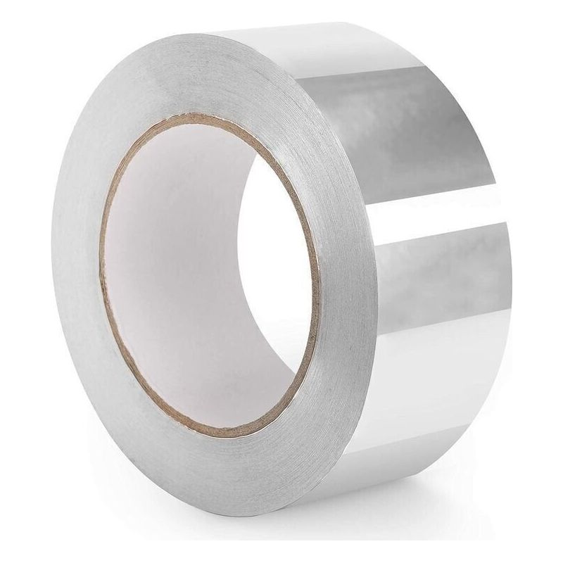 Aluminium-klebeband – Professionelles Thermisches Isolierband – 5 Cm X 50 M – Hochtemperatur-aluminium-kleberolle Für Reparaturen – Zum Abdichten Von Lüftungs- Und Klimaanlagen